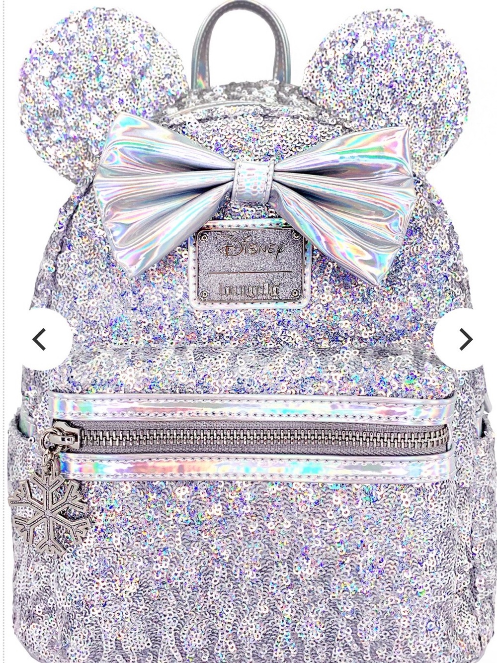 New Seal  Disney Lounge Fly   Hologram’s Sequin Minnie  Mini Back  .